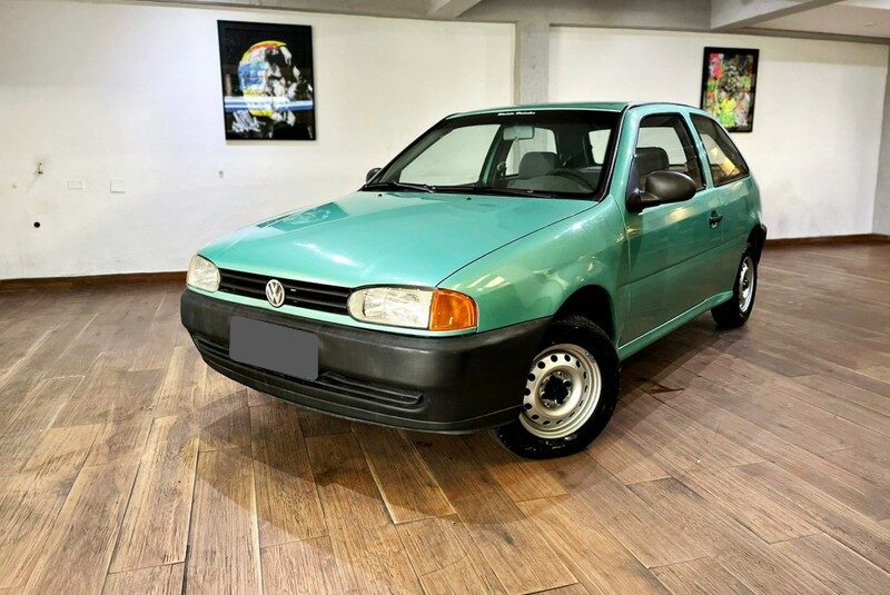 VOLKSWAGEN GOL 1.0 MI SPECIAL 8V GASOLINA 2P MANUAL ANO 2000 COR VERDE