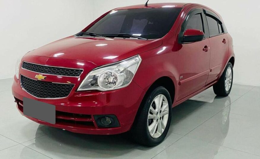 CHEVROLET AGILE 1.4 MPFI LTZ 8V FLEX 4P MANUAL  ANO 2014 COR VERMELHO