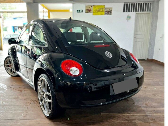 VOLKSWAGEN NEW BEETLE 2.0 MI 8V GASOLINA 2P MANUAL ANO 2008 COR PRETO