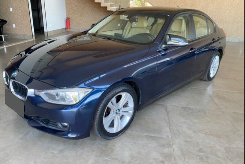 BMW 320I 2.0 16V TURBO ACTIVE FLEX 4P AUTOMÁTICO ANO 2015 COR AZUL